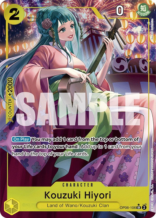 Kouzuki Hiyori (Alternate Art) [Wings of the Captain] For Discount