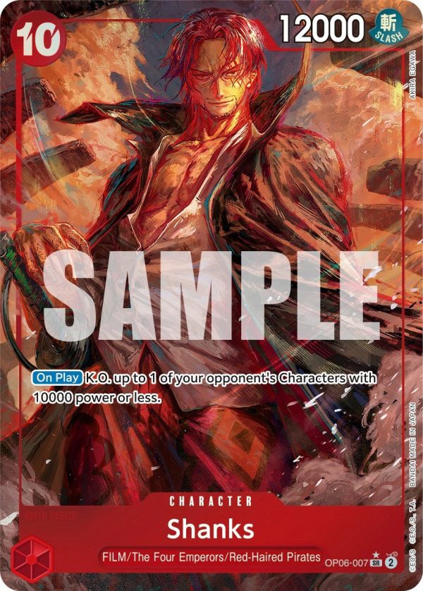 Shanks (Alternate Art) [Wings of the Captain] Hot on Sale