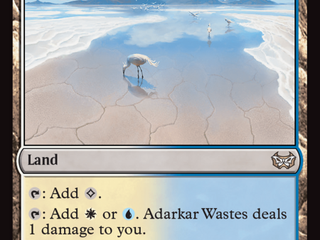 Adarkar Wastes [Duskmourn: House of Horror Commander] Hot on Sale