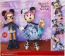 Disney Minnie & Mickey Movie Night Figures 2 Dolls Poseable Outfits Accessories For Sale