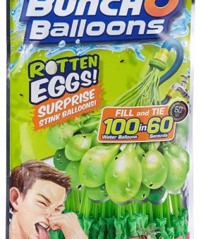 Zuru Bunch O Balloons Self Seal Water Rotten Eggs Surprise Stinky 100 Pk Online now