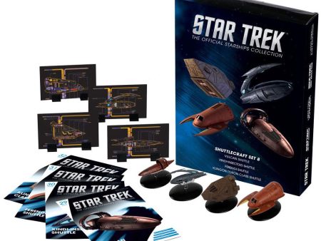 Shuttlecraft Set 8 (Vulcan, Xindi-Insectoid, Ferengi & Klingon Toron-Class) Model Diecast Ships SSSEN717 (Eaglemoss   Star Trek) Fashion