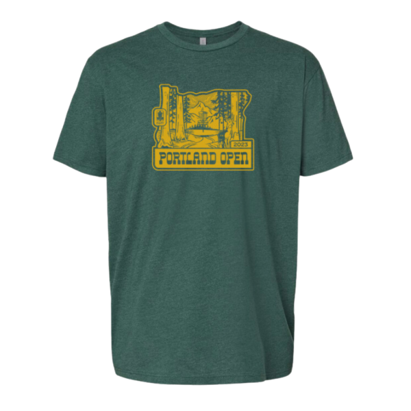 2023 Portland Open Shirt - Forest Green Hot on Sale