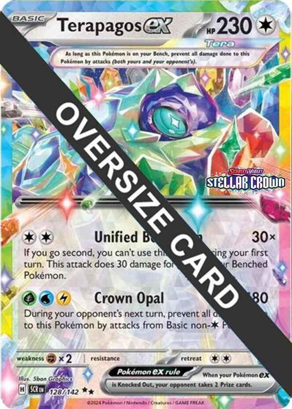 Terapagos ex (128 142) (Jumbo Card) [Scarlet & Violet: Black Star Promos] on Sale