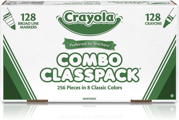 CRAYOLA CRAYOLA Combo Classpack Crayons & Markers 256 Discount