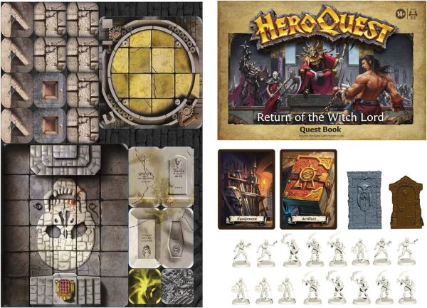 Avalon Hill HeroQuest Return of the Witch Lord Quest Game Pack F4193 Hasbro Online now