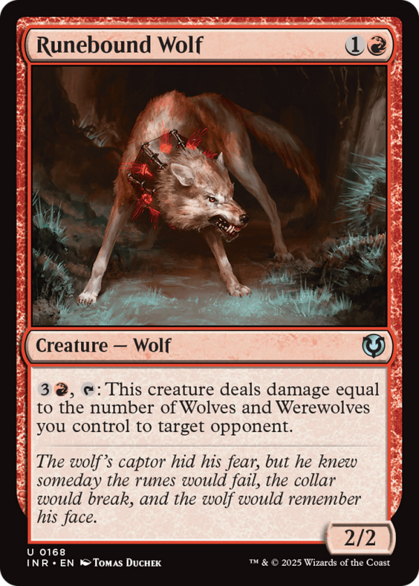 Runebound Wolf [Innistrad Remastered] For Cheap