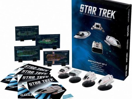 Shuttlecraft Set 5 (Air Tram, Tug, Galileo & Type-8) Model Diecast SSSUK713 Collector s Ships (Eaglemoss   Star Trek) Fashion