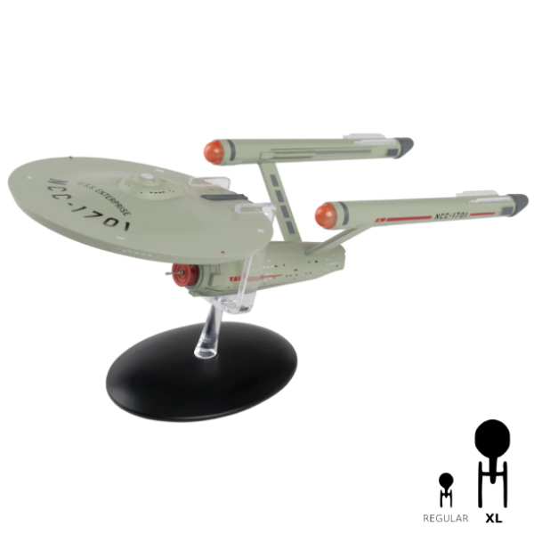 #01 U.S.S. Enterprise NCC-1701 XL EDITION Die-Cast Model Ship TOS (Eaglemoss   Star Trek) Online Hot Sale