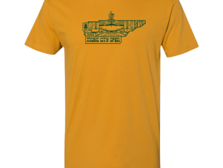 2023 Music City Open Shirt - Gold Online