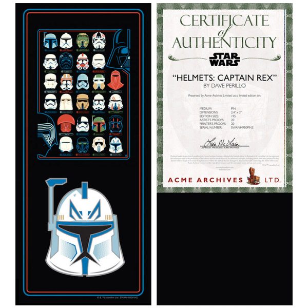 Helmets: Captain Rex Collectible Pin Discount