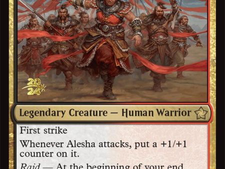 Alesha, Who Laughs at Fate [Foundations Prerelease Promos] on Sale