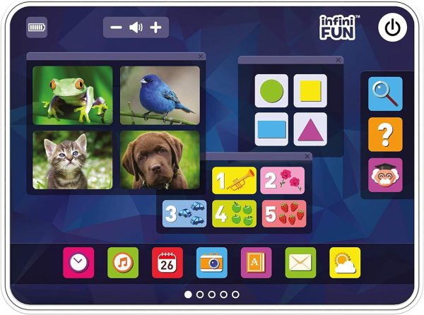 InfiniFUN My First 2 in 1 Tablet Interactive Pre-School Educational Toy I15500 on Sale