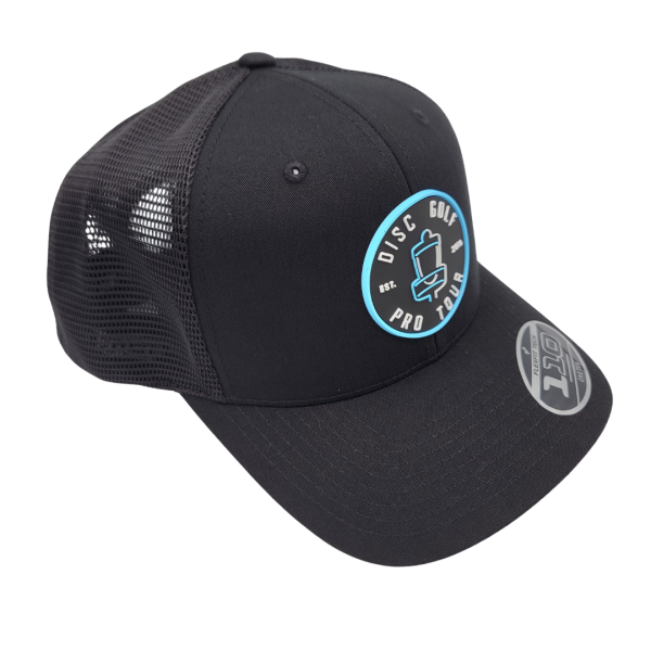 DGPT Pure Lines PVC Patch - Flexfit Mesh Snapback Hat - Black Supply