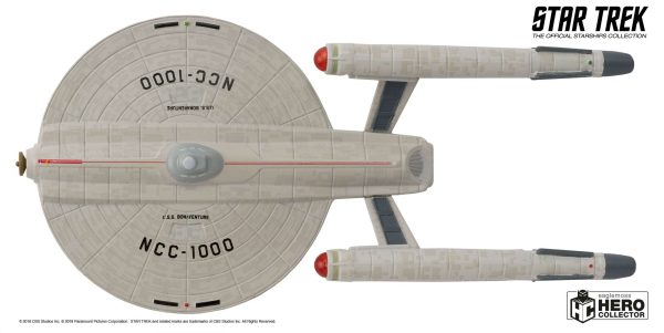 #12 U.S.S. Bonaventure NCC-1000 Model Diecast Ship BONUS ISSUE (Eaglemoss   Star Trek) For Discount