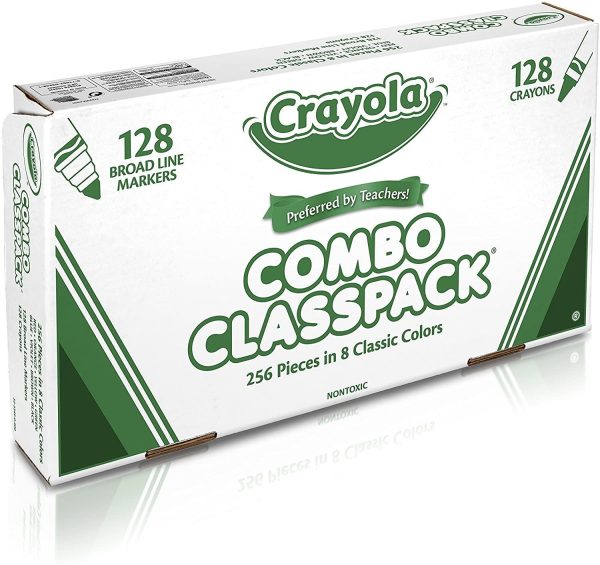 CRAYOLA CRAYOLA Combo Classpack Crayons & Markers 256 Discount