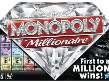 Hasbro MONOPOLY MILLIONAIRE Board Game 2012 Family Complete Discount