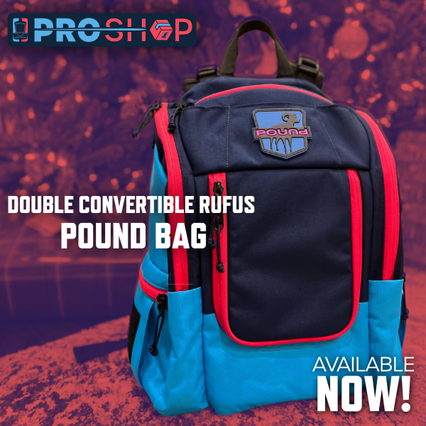 Pound Disc Golf DGPT Double Convertible Rufus Bag Online