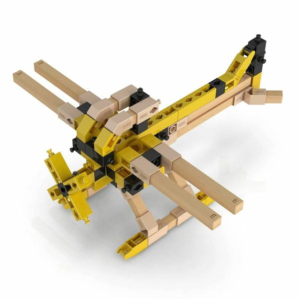 Engino Eco Builds 3 Model PLANES Building Creative Activity Wooden Toy STEM Supply